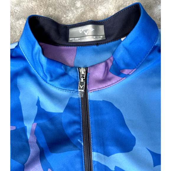 Callaway Golf Blue Sea Star Dress Opti-Dri Sun Protection Womens Size M NEW - Picture 3 of 9